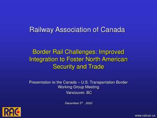 Railway Association of Canada