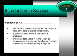 Introduction to Services