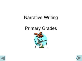 Narrative Writing Primary Grades