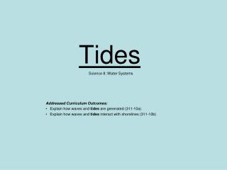 Tides