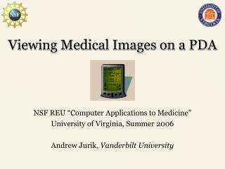 Viewing Medical Images on a PDA