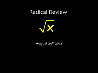 Radical Review