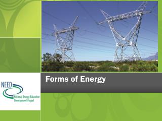 Forms of Energy