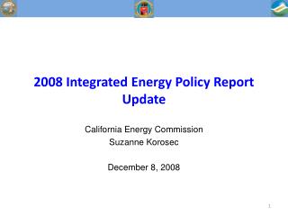 2008 Integrated Energy Policy Report Update