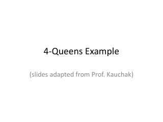 4-Queens Example
