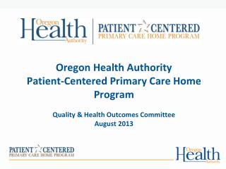 Patient-Centered Primary Care Home Program