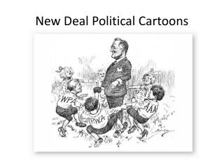 New Deal Political Cartoons