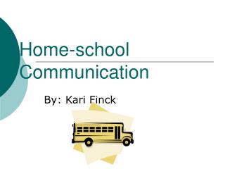 Home-school Communication