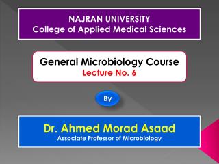 NAJRAN UNIVERSITY College of Applied Medical Sciences