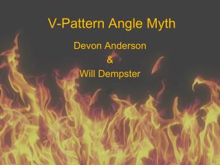 V-Pattern Angle Myth