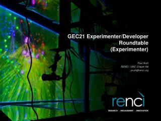 GEC21 Experimenter/Developer Roundtable (Experimenter)