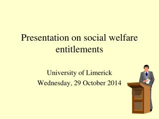 Presentation on social welfare entitlements