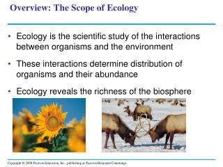 Overview: The Scope of Ecology