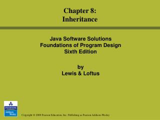 Java Software Solutions Foundations of Program Design Sixth Edition by Lewis &amp; Loftus