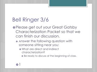 Bell Ringer 3/6