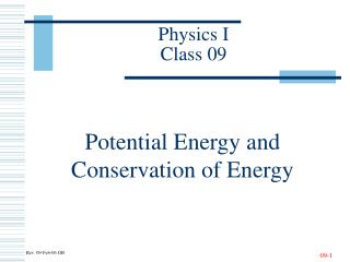 Physics I Class 09