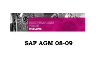 SAF AGM 08-09