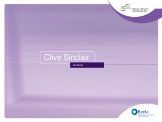 Clive Sinclair