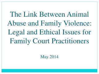 Understanding the Link Between Animal Cruelty and Interpersonal Violence