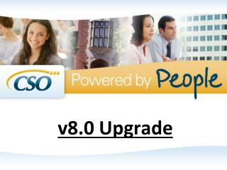 v8.0 Upgrade