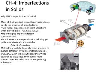 CH-4: Imperfections in Solids