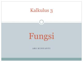 Kalkulus 3