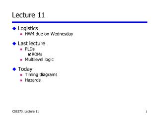 Lecture 11