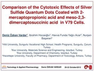 Toxicology &amp; Applied P harmacology