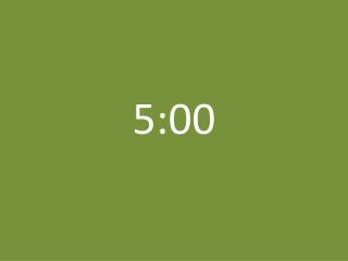 5:00