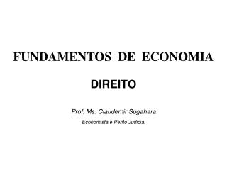 FUNDAMENTOS DE ECONOMIA