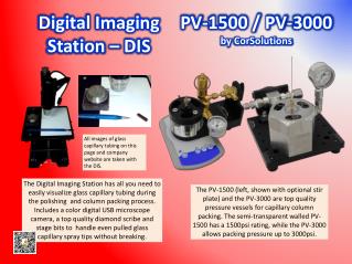 Digital Imaging Station – DIS 			 PV-1500 / PV-3000 by CorSolutions