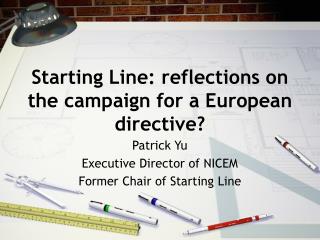 Starting Line: reflections on the campaign for a European directive?