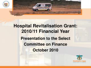 Hospital Revitalisation Grant: 2010/11 Financial Year