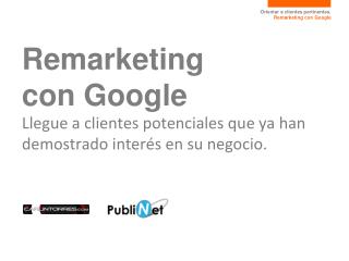 ¿Qué significa R emarketing?