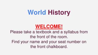 World History