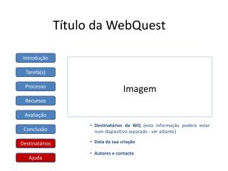 Título da WebQuest