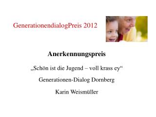 GenerationendialogPreis 2012