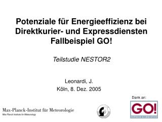 Leonardi, J. Köln, 8. Dez. 2005