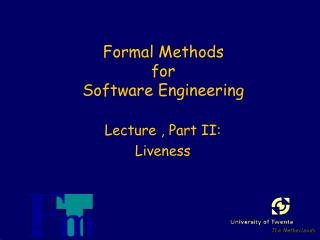 Formal Methods for Software Engineering