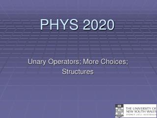 PHYS 2020