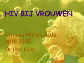 HIV BIJ VROUWEN