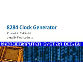 8284 Clock Generator