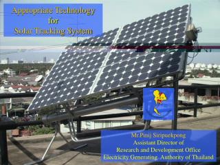 Mr.Pinij Siripuekpong Assistant Director of Research and Development Office