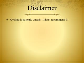 Disclaimer