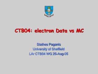 CTB04: electron Data vs MC