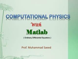 Computational Physics