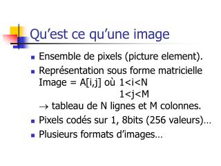 Qu’est ce qu’une image