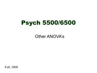 Psych 5500/6500