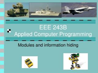 EEE 243B Applied Computer Programming