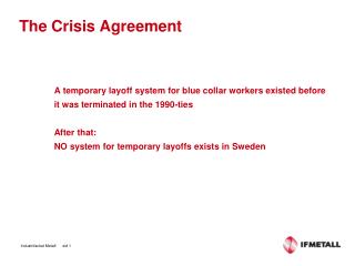 The Crisis Agreement